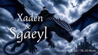 FOURTH WING inspired Ambience & Music 📚 with Dragon Screams, Thunder & Rain | Reading Ambience