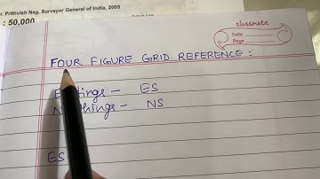 Interesting and Easy way to find 4 figure grid reference