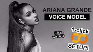 Ariana Grande AI Voice Model - RVC 1-CLICK Google Colab Setup