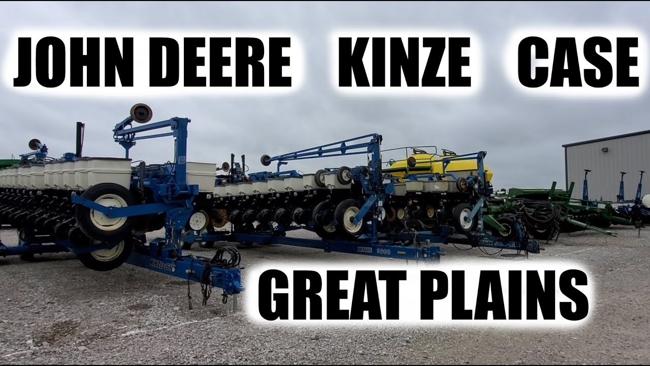 Чем сеет Америка. Зерновые и пропашные сеялки б.у. - YouTube