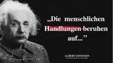 Was ist das bekannteste Zitat von Albert Einstein?