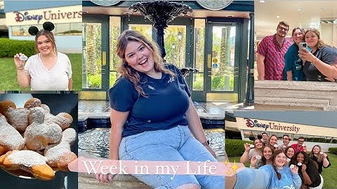 WEEK IN MY LIFE | Disney College Program First Week Vlog! ✨💖