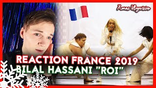 REACTION | France 2019 - Bilal Hassani - Roi 🇫🇷 | MAXE Eurovision - ❄️ Xmas Vlogovision #13