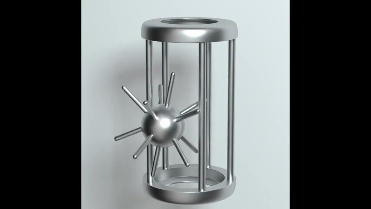 Hokant Metal Brain Teaser Puzzles Solution - Cage