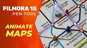 How to Create Map Animations to Travel Storytelling with Filmora 15 Pen Tool