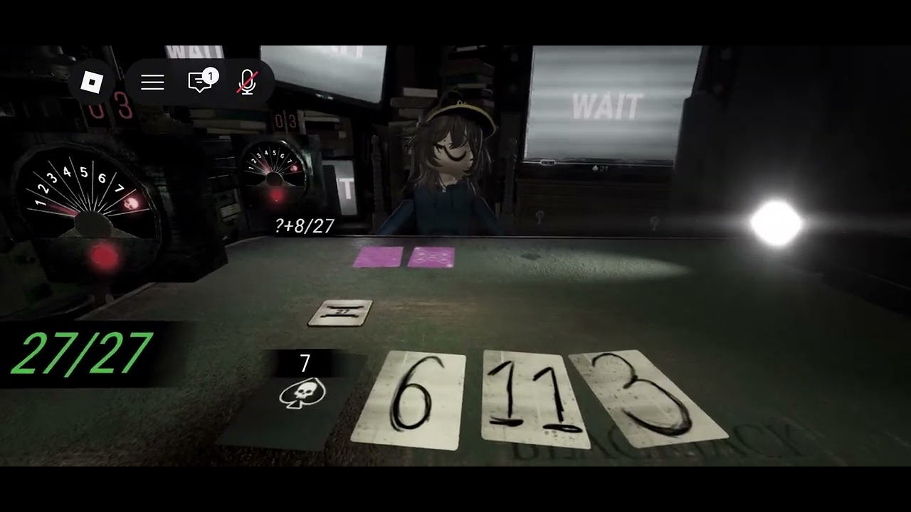 Playing against B in Twenty-One :)