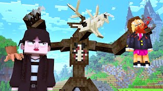 WANDINHA E WENDIGO NO MINECRAFT !! O FILME