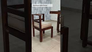 Innsbruck Sheesham Wood 4 Seater Dining Set In Provincial Teak Finish, By Woodsworth from Pepperfry Innsbruck Sheesham Wood 4 Seater Dining Set In Provincial Teak Finish, By Woodsworth from Pepperfry