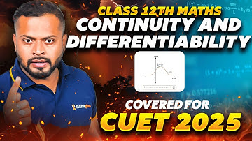 Continuity and Differentiability | Most Important Questions | CUET 2025 | Rahul Dhakad | Rankplus