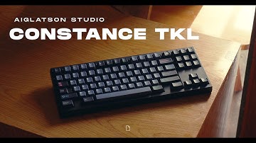 Constance TKL build and typing