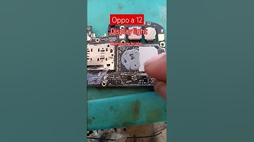 oppo A1 display light problem