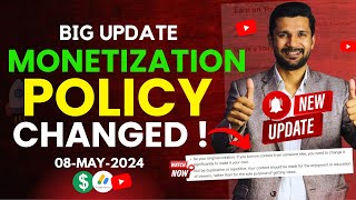 Big Update🔥🔥 | YouTube Monetization Policy Changed 2024 ✅ | Must Watch