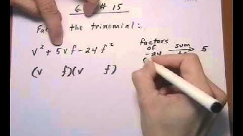 factor trinomial containing two variables‬‏ - robichaud.mp4