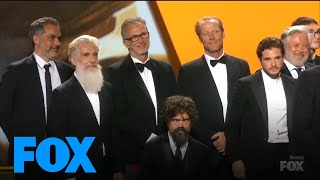 Game of thrones takes home the emmy for best drama series. subscribe
now more fox clips: http://fox.tv/subscribefox like on facebook:
http://fox.tv/...