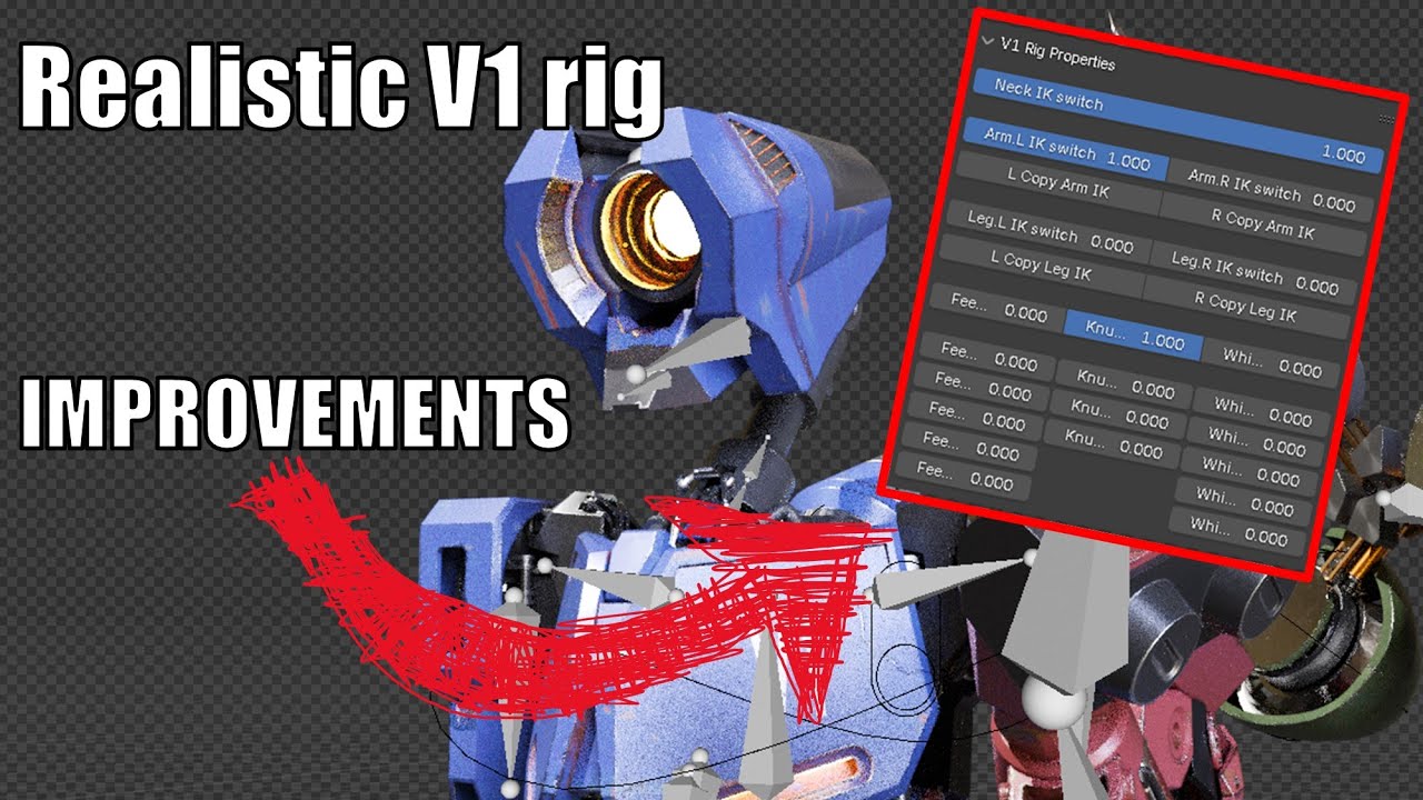 V1 ultrakill realistic rig showoff