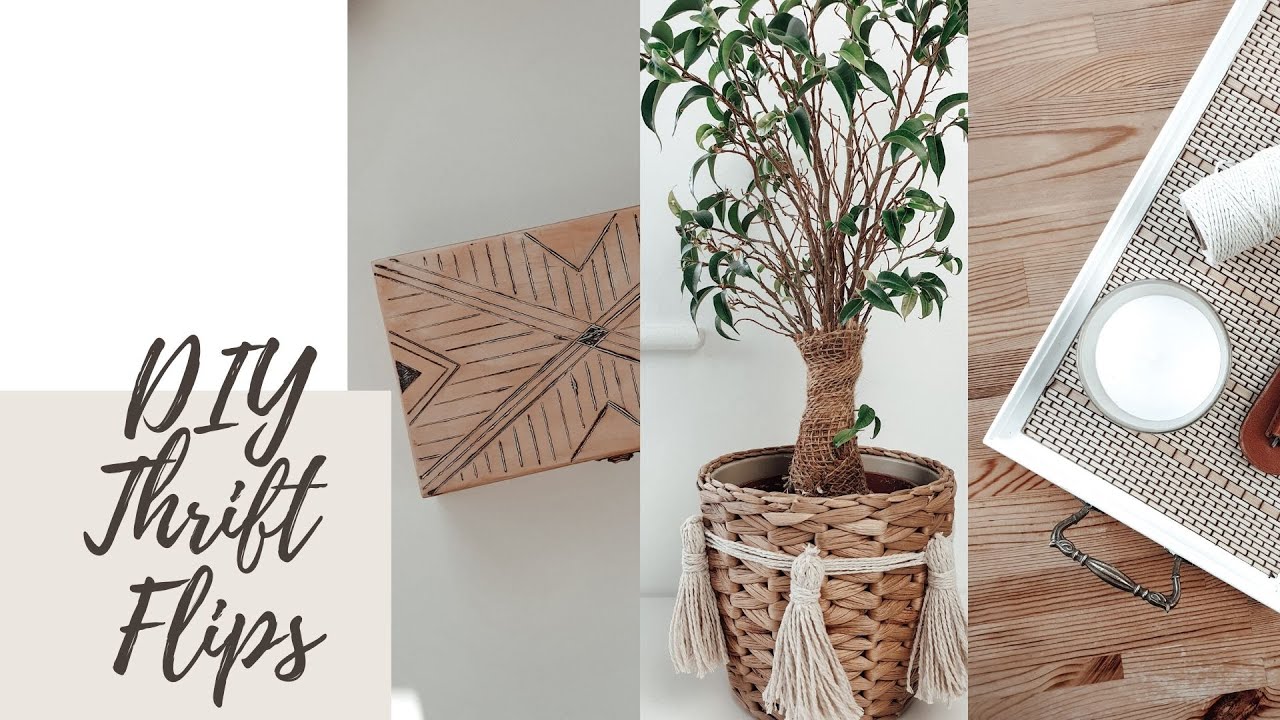 DIY Thrift Flip - Upcycling BOHO Home Decor | DIY Project Trash to ...