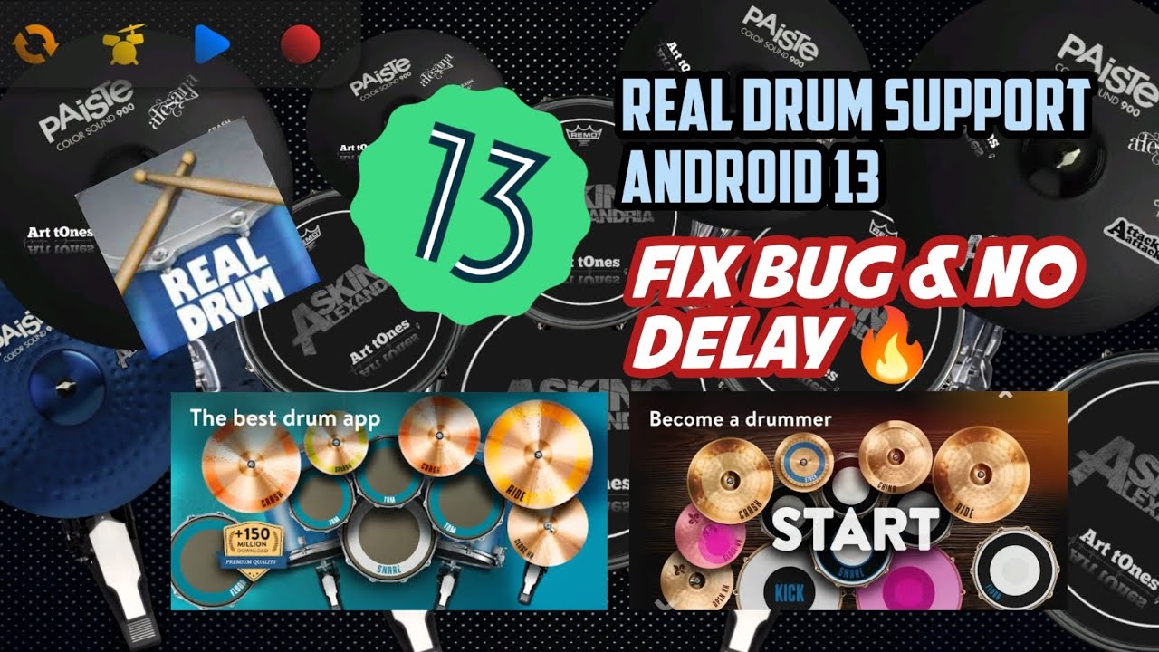 Real Drum Mod Apk Support Android 13 No Password YouTube