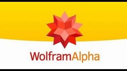 WolframAlpha | Guía Básica: Entrada de distintos problemas matemáticos.