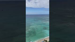 Waikiki Beach - 4K View #shorts