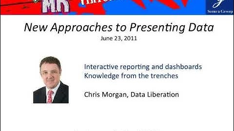 Chris Morgan -  Interactive reporting and dashboards – knowledge from the trenches