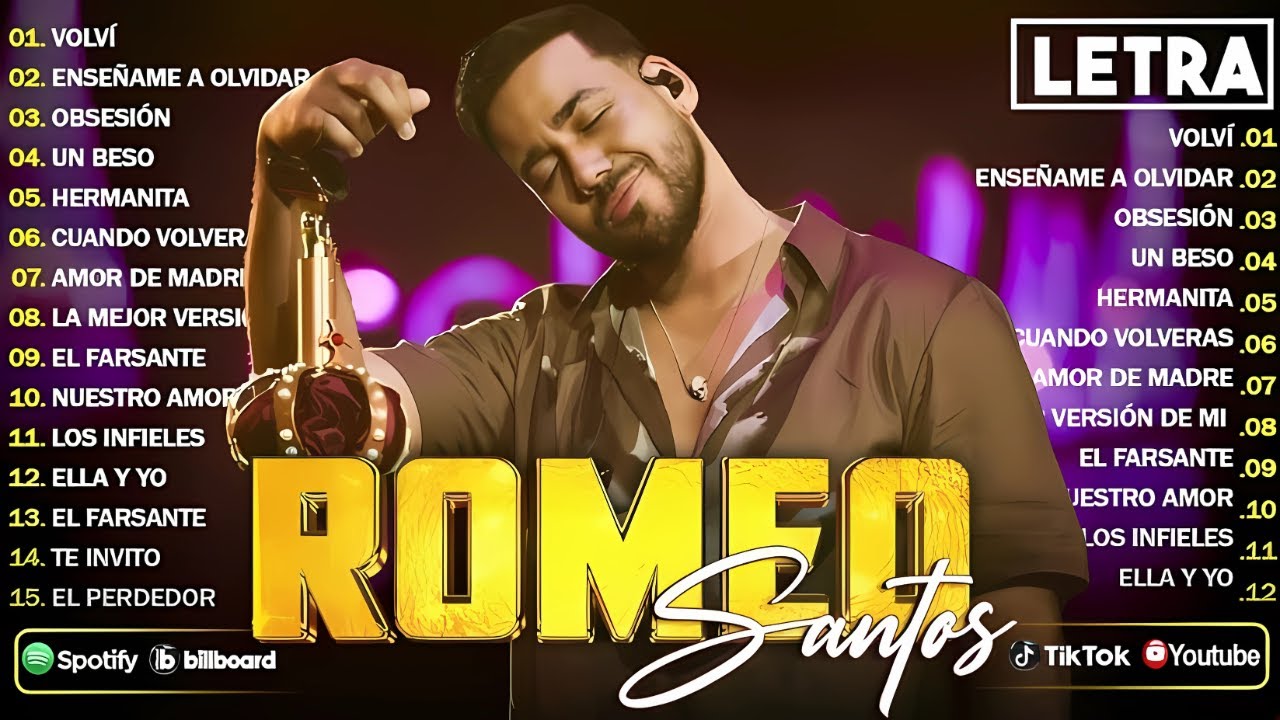 ROMEO SANTOS GRANDES ÉXITOS 🎶 | Bachata Romántica | Mix Inolvidable