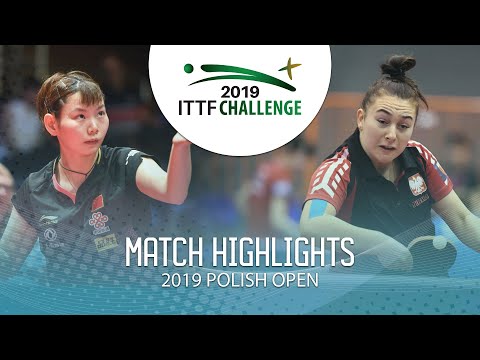 He Zhoujia vs Natalia Bajor | 2019 ITTF Polish Open Highlights (R16)