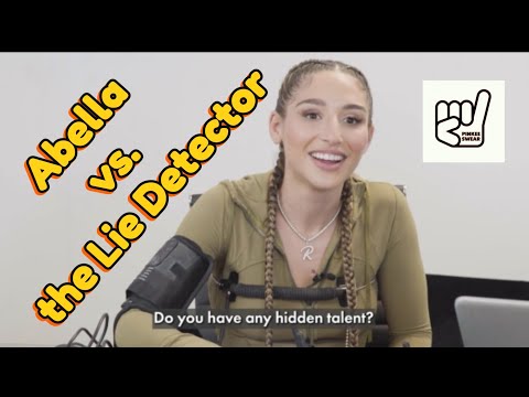 Abella Danger goes mano e mano with the expert Lie Detector!