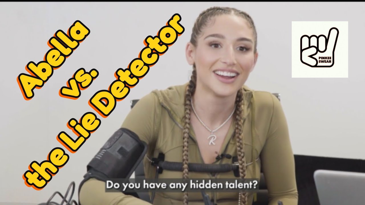 Abella Danger goes mano e mano with the expert Lie Detector!