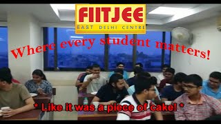 Students at the stress busting session after JEE Advanced - 2023 @ FIITJEE East Delhi #PizzaParty