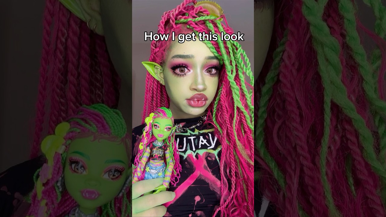 Venus Mcflytrap Monster High Makeup Tutorial #cosplay