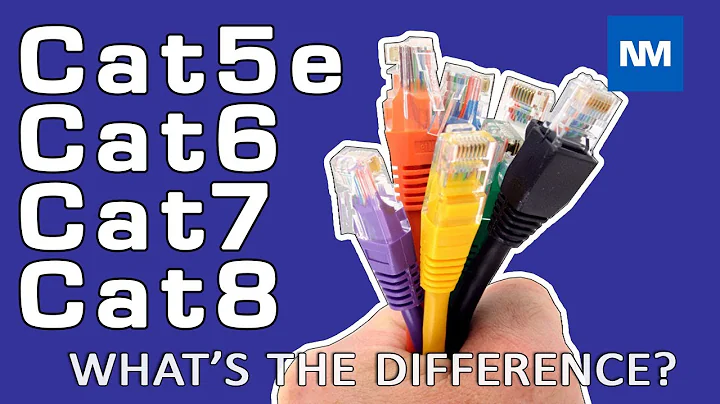 Cat5e Cat6 Cat7 and Cat8 Cabling - What's the difference  (cat 6 vs 7 vs 8 )