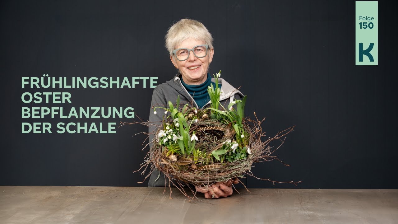 Frühlingsschale | DIY | Ostern | Bepflanzung | Floristik | Kranz