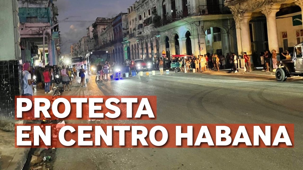 🚨 Protesta en Centro Habana: familias exigen agua potable