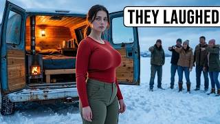 They Laughed at a 24 Year Old Woman’s Rusted Van — Until It Stayed 63°F at  13°F