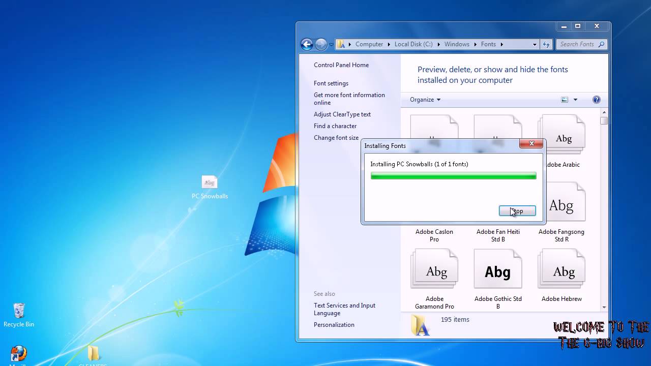 How To Install Fonts on Windows 7 \u0026 Windows Vista