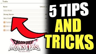 5 MUST KNOW BEGINNER TIPS! | Dragon Quest Monsters: The Dark Prince