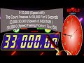 0-33,000 (Speed x55) countup 33,000-30,000 (Speed x5.04201681) countdown timer alarm🔔
