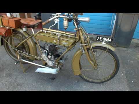 1914 IXION motorcycle  YouTube