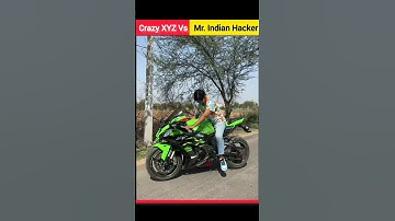 Crazy XYZ Vs Mr Indian Hacker Bike Collection | #shorts #mrindianhacker #crazyxyz