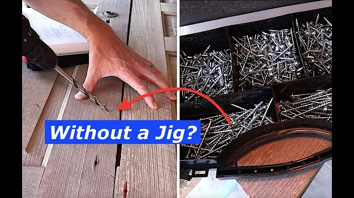 Pocket hole Screws without a Jig? Woodworking, My Way!