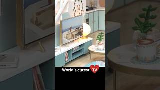 How to make the cutest TV #diy #miniature