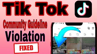 How to Remove Community Guideline  Strike on Tiktok || Tiktok Community Guidelines Violation