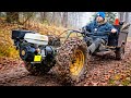 Motorobot PF62 Walking Tractor | POV Drive 4K | Christmas Tree Transport