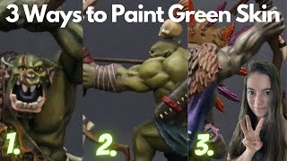 3 Ways to Paint Green Skin