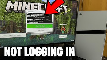 Why Won’t It Let Me Sign Into Microsoft On Minecraft PS5