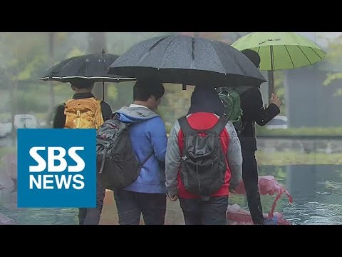 [날씨] 비 오늘 낮 그쳐요…내일은 기온 내려가 더 '쌀쌀' / SBS