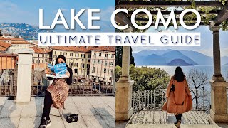 LAKE COMO | ULTIMATE TRAVEL GUIDE | All you need to do in 5 DAYS 🌸🚤🍝🍨