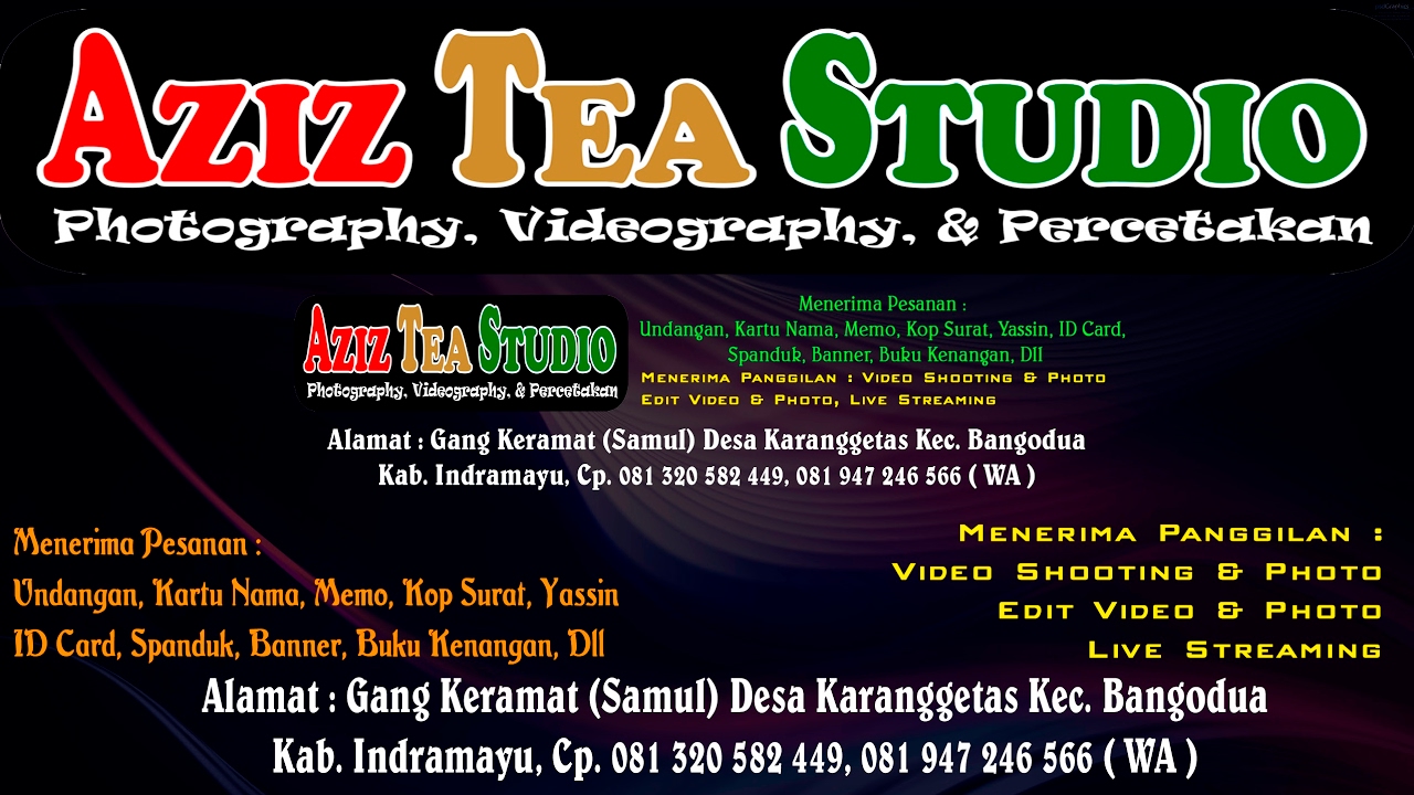 Live Streaming Aziz Tea Studio Youtube