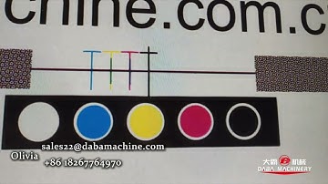 DABA High Speed 150M/Min Flexo Unit Type Inline 8 Color Printing Machine for Adhesive Labels