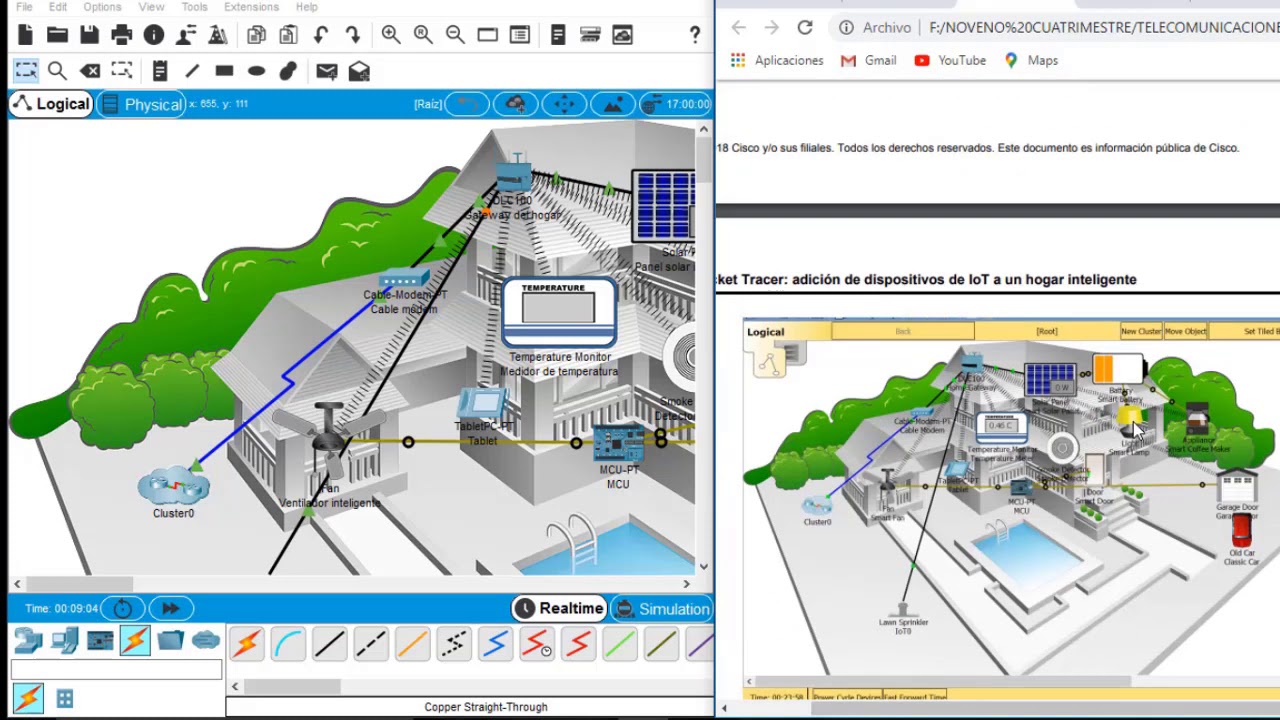 1.2.2.1 Packet Tracer Adding IoT Devices to a Smart Home